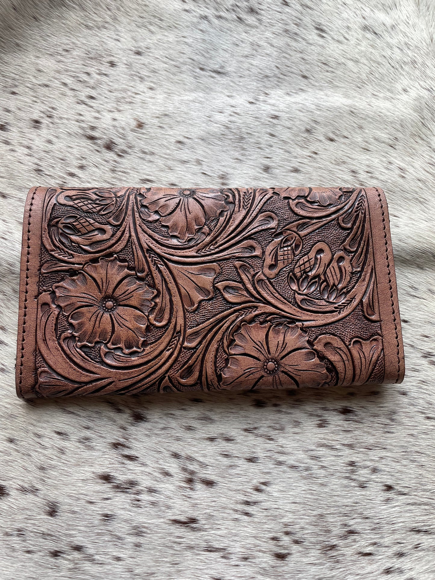 Tooled Leather Wallet