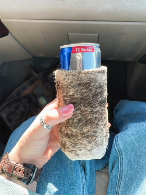 Cowhide Koozies